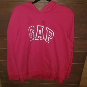 GAP XXL Pink Hoodie- has oil stain